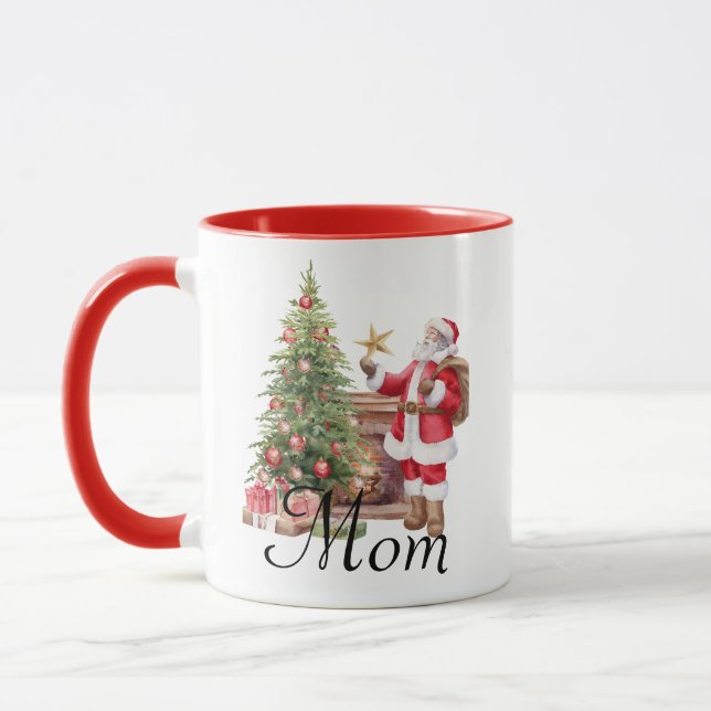 Taza Navidad Mamá  (Izquierda)