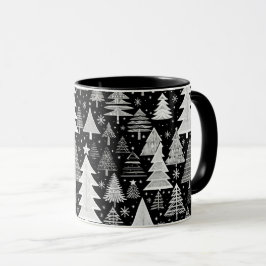 Taza Navidad monocromática