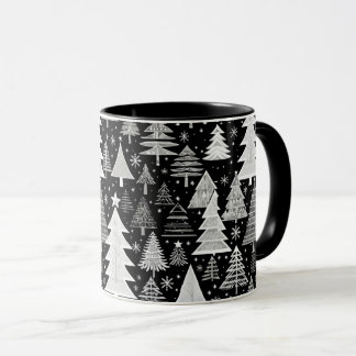 Taza Navidad monocromática
