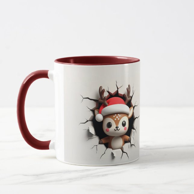 Taza Navidad Reno (Izquierda)