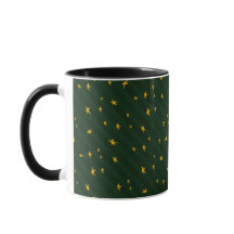 Navidad Verde Amarillo Estrella Raya