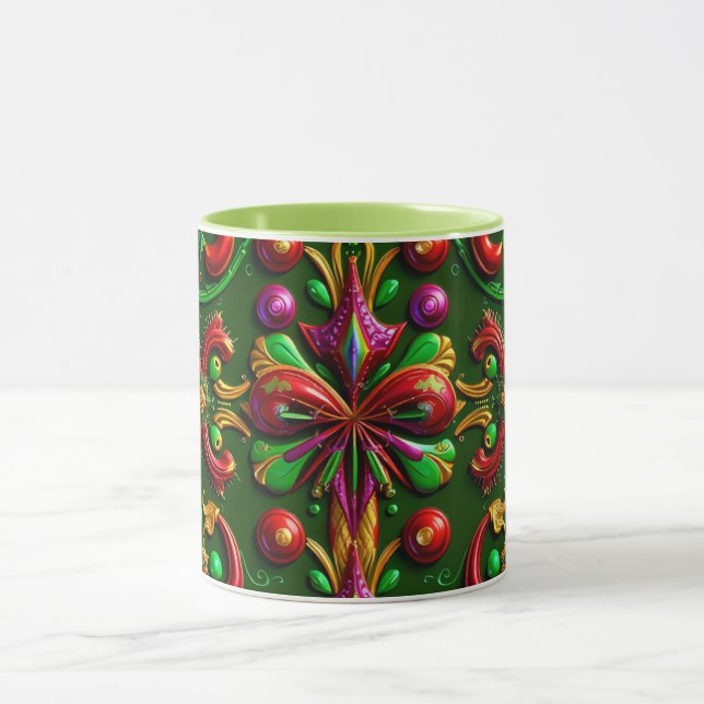Taza NAVIDADES ~ 3D ~ Multicolor ~ (Centro)