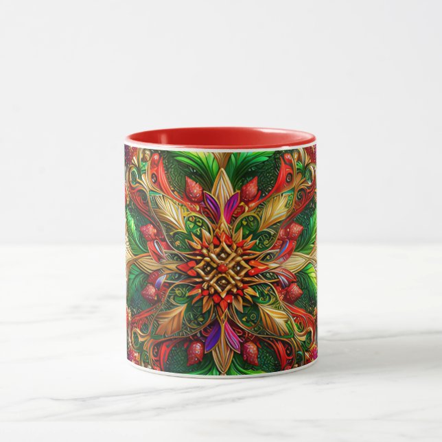 Taza NAVIDADES ~ 3D ~ Multicolor ~ (Centro)