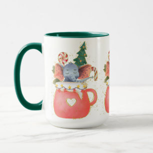 Taza Navidades Adorables Encantan la Mug Elefante