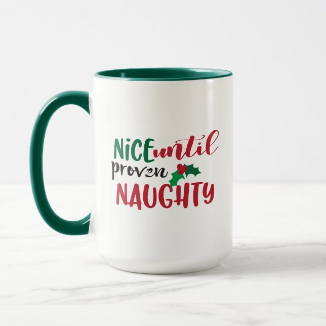 Taza Navidades Agradables Hasta Que Se Demostró Que Las (Izquierda)