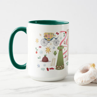 Taza Navidades al azar (Hunter Green 15oz)