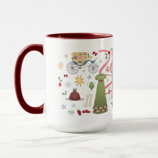 Taza Navidades al azar (Maroon 15 oz)