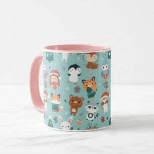 Taza Navidades Animales