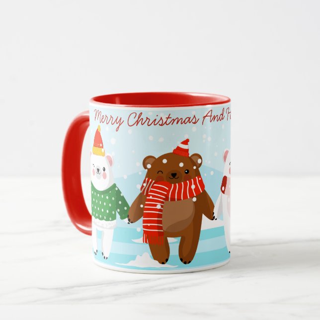 Taza Navidades Animales (Anverso izquierdo)