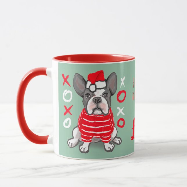 Taza Navidades atragantan personalizable de diversión b (Izquierda)