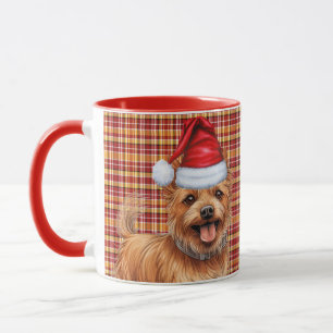 Taza Navidades australianos de vacaciones de perros cal