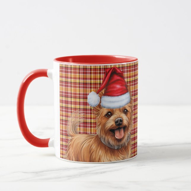 Taza Navidades australianos de vacaciones de perros cal (Izquierda)
