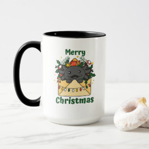 Taza Navidades Axolotl Letra Animales de Invierno Axolo