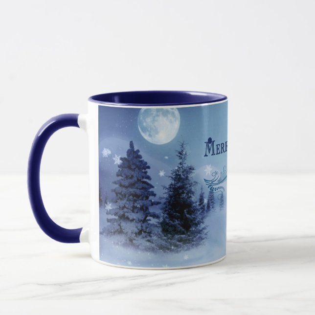 Taza Navidades azules (Izquierda)