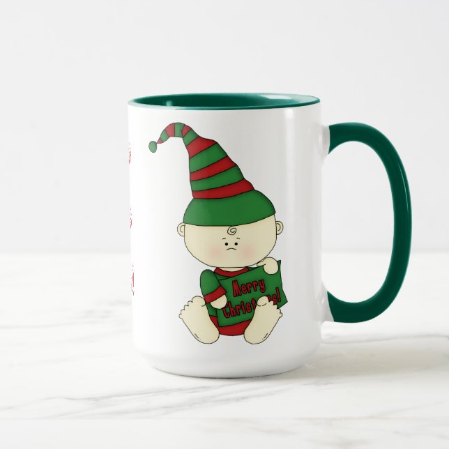 Taza Navidades Baby-Green+Red (Derecha)