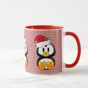 Taza Navidades Baby Tux Santa Hat