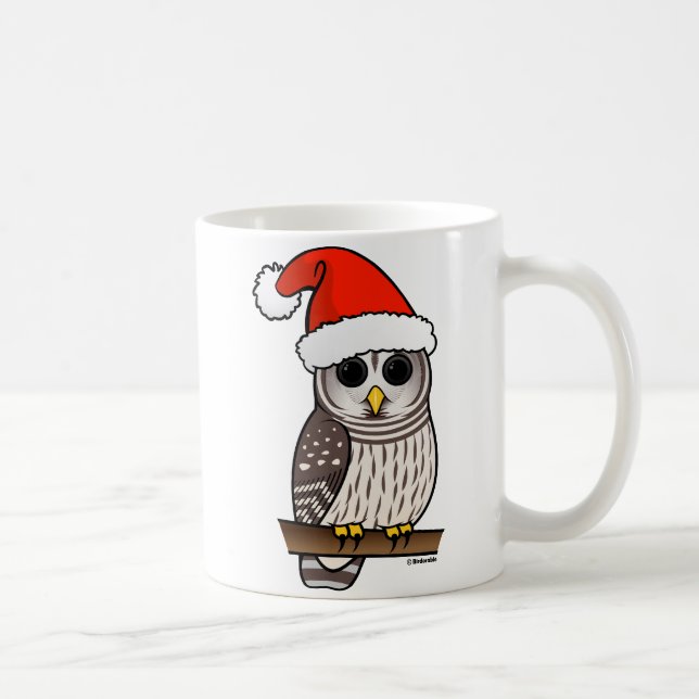 Taza Navidades Barred Owl Santa (Derecha)