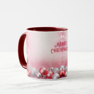 Taza Navidades blancos rosados destrozan la fiesta