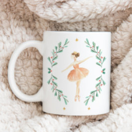 Taza Navidades botánicos lindos de la bailarina nutcrac