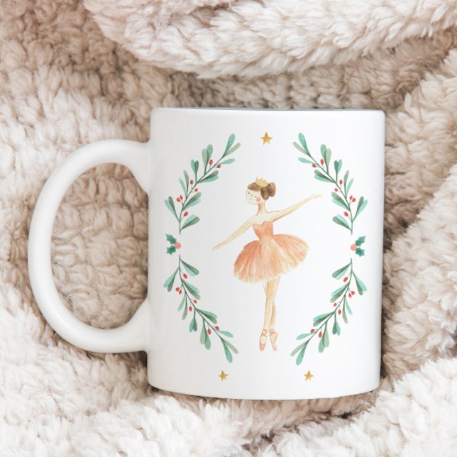Taza Navidades botánicos lindos de la bailarina nutcrac (Subido por el creador)