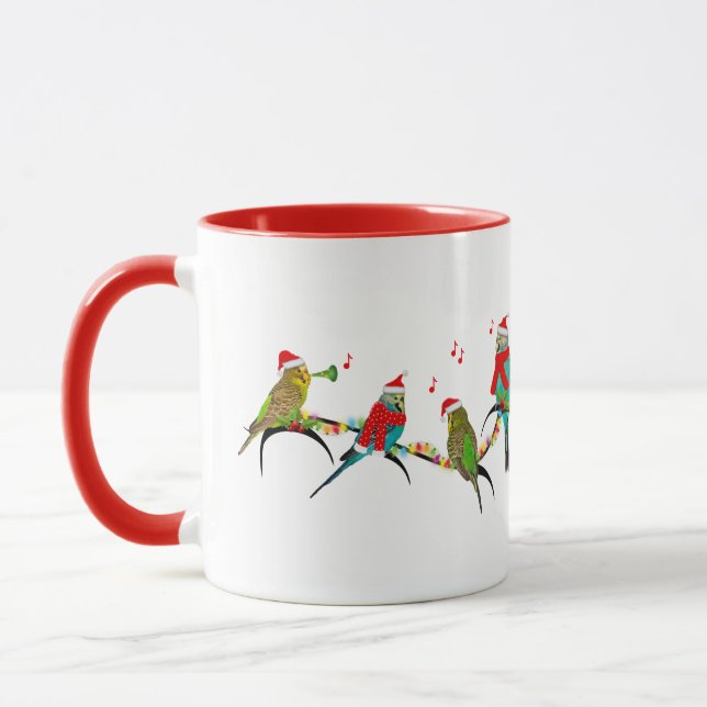 Taza Navidades Budgie Frenzy Mug (Izquierda)