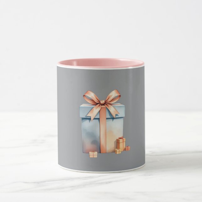 Taza Navidades Caja de Regalo Mug (Centro)
