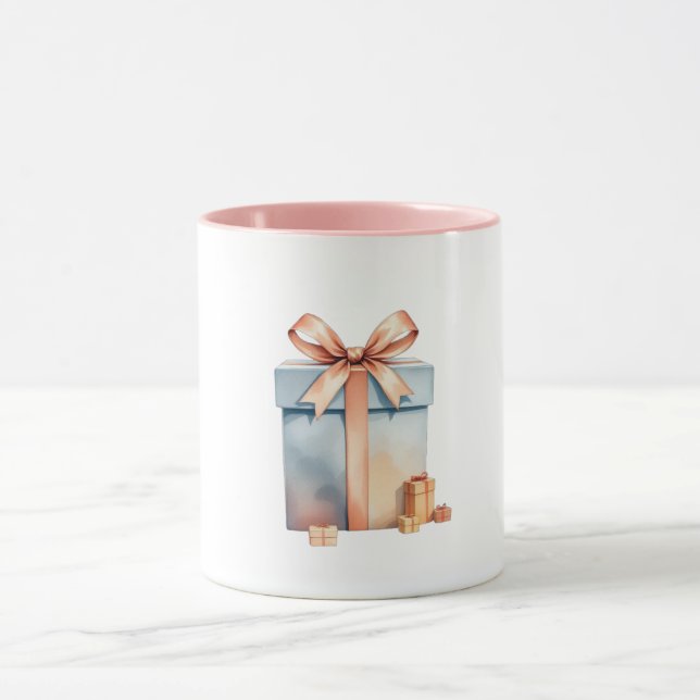 Taza Navidades Caja de Regalo Mug (Centro)