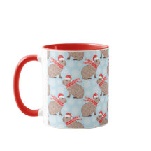 Navidades Capibara en vacaciones en Santa Hats