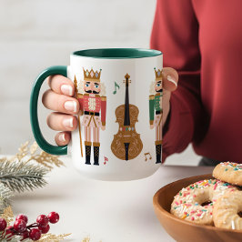 Taza Navidades caprichosos Ballet de desnudez Violin Mú