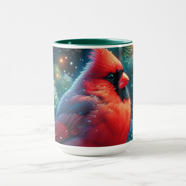 Taza Navidades/cardenal invernal (Centro)