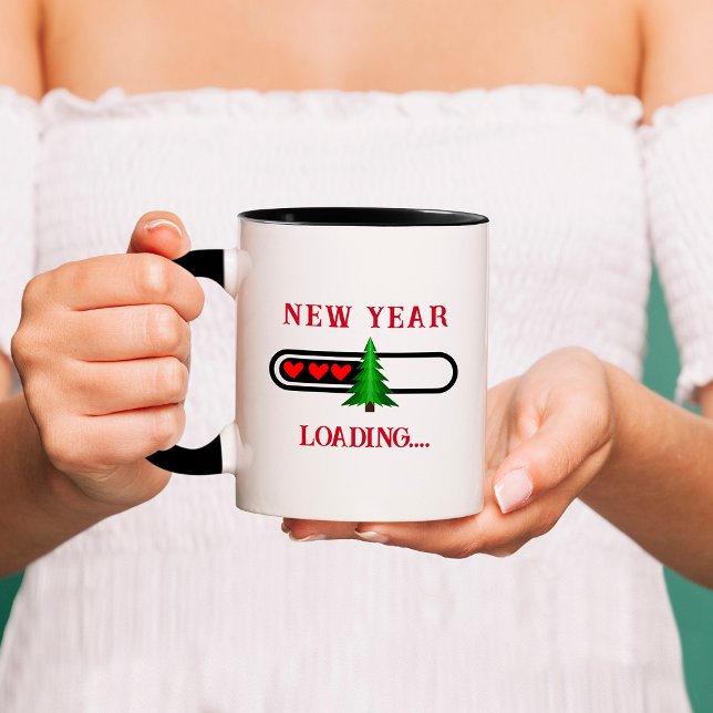 Taza Navidades cargando Coffee Mug (Subido por el creador)