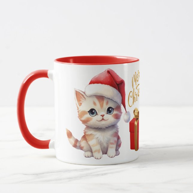 Taza Navidades Cat Mug - Feliz Navidad (Izquierda)