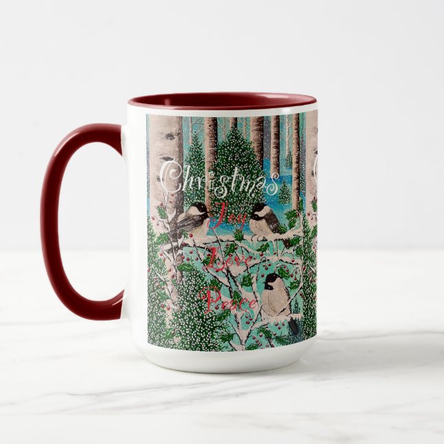 Taza Navidades Chickadee Chatter Mug (Izquierda)