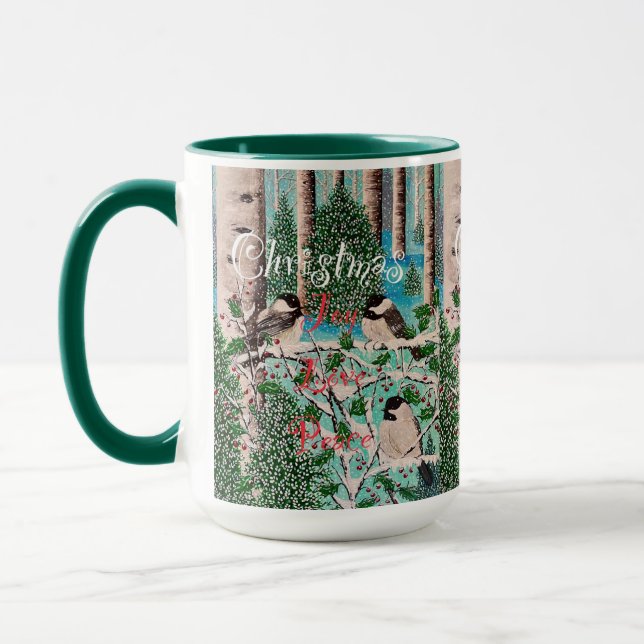 Taza Navidades Chickadee Chatter Mug (Izquierda)