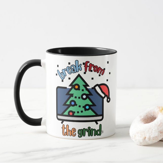 Taza Navidades Cine en Casa BFTG Café Mug (Con donut)