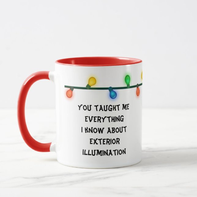 Taza Navidades Cita de vacaciones Navidades Mug Luces (Izquierda)