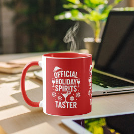 Taza Navidades citan graciosos espíritus fiestas degust