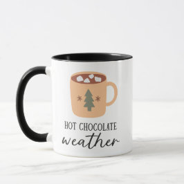 Taza Navidades climáticos de chocolate caliente