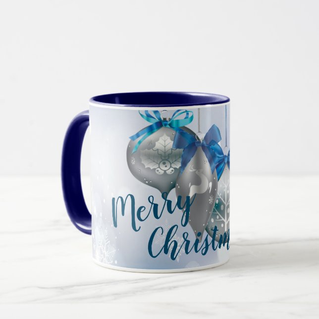 Taza Navidades Coffee Mug Ornaments Winowflake Sn (Anverso izquierdo)