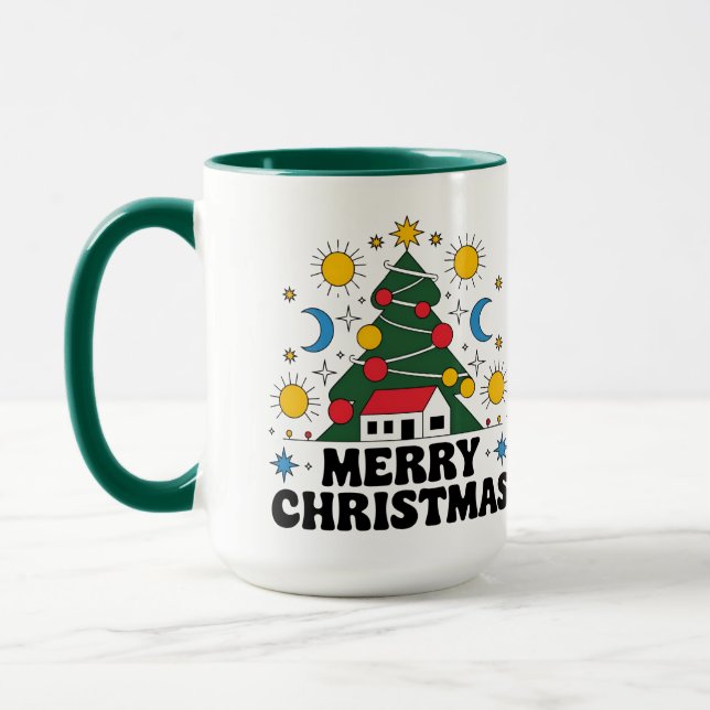 Taza Navidades Combo Mug: Nuevo modelo festivo (Izquierda)