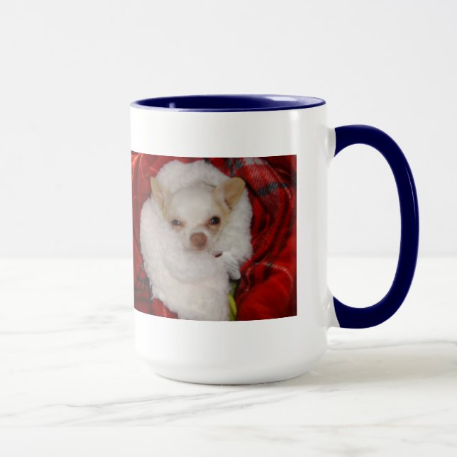 Taza Navidades cómodos Chihuahua Mug (Derecha)