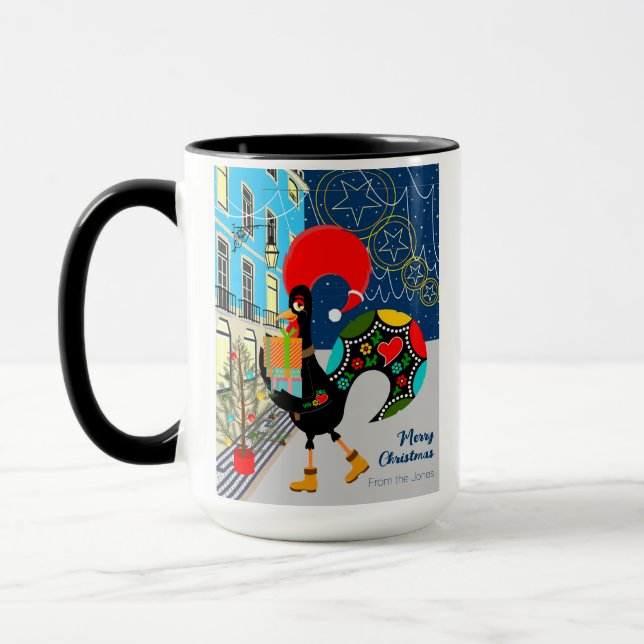 Taza Navidades comprando con el Rooster Portugués (Izquierda)
