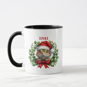 Taza Navidades con barba de dragón
