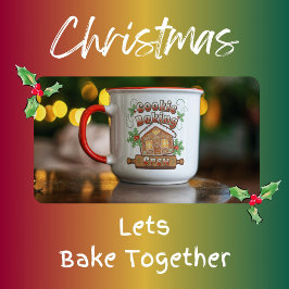 Taza Navidades Cookie Baking Gingerbread House Crew -
