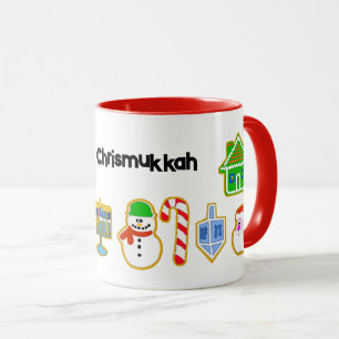 Taza Navidades Cookies Chrismukkah Coffee Mug