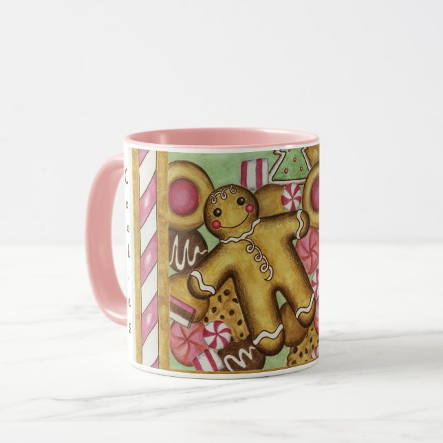 Taza Navidades Cookies Gingerbread Man Coffee Mug (Anverso izquierdo)