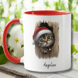 Taza Navidades Cuidados Buscan Gato Con Personalizado D