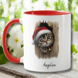 Taza Navidades Cuidados Buscan Gato Con Personalizado D