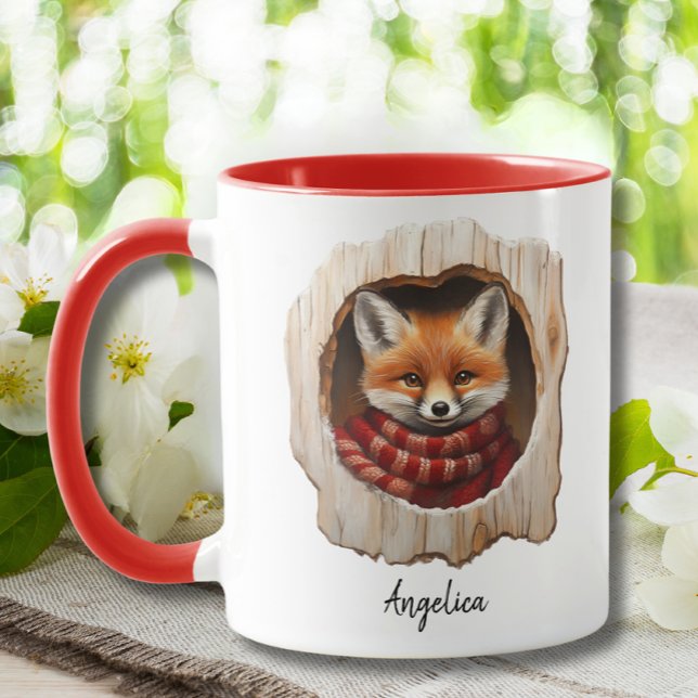 Taza Navidades Cuidados Buscando Fox Con El Personaliza (Subido por el creador)