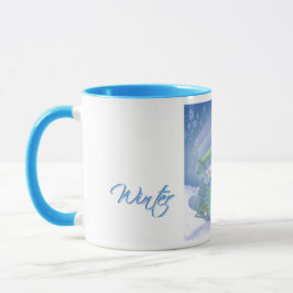 Taza Navidades Cute Blues de Invierno